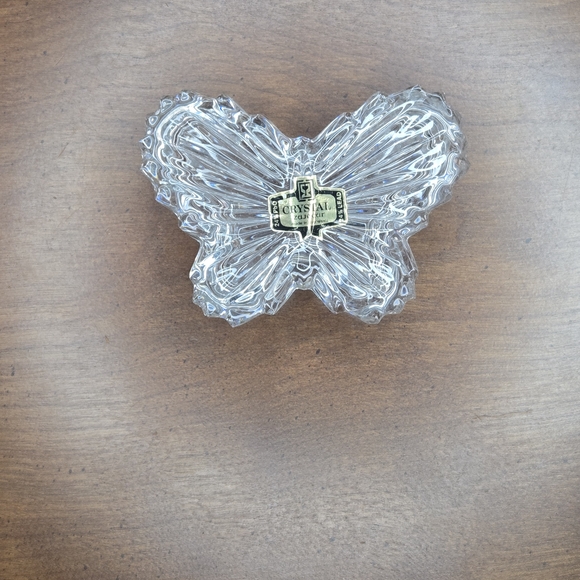 Crystal Butterfly Decorative Trinket Dish Miniature - Picture 8 of 8
